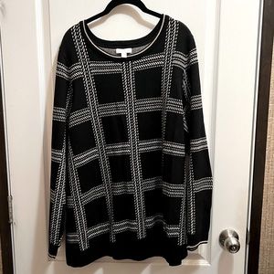 Charter Club Herringbone Patterned Sweater 3X